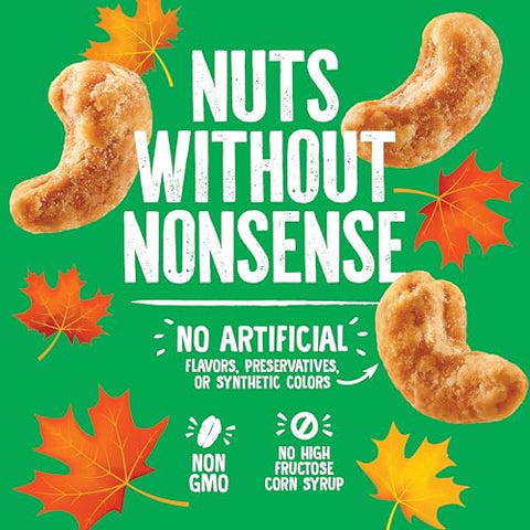 Emerald Salted Caramel Apple Cashews (1-Pack) | 5oz Resealable Bag | Kosher Dairy Certified, Non-GMO, Contains No Artificial Preservatives, Flavors or Synthetic Colors
