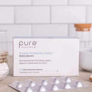 Power Probiotic Daily 30 AcidResistant Capsules 4 Proven Strains 30 Billion CFU / Capsule Sealed in NitrogenPurged Aluminum Blister Packs to Insure Freshness NO Refrigeration Required