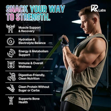 Kr Labs Zero Carb 100% Clear Whey Isolate Protein Gummies + Electrolyte | 300G Total Protein Per Bag | Plant Based Ingredients With Vitamins For Men & Women Gluten Free Non-Gmo | Watermelon 120 Count