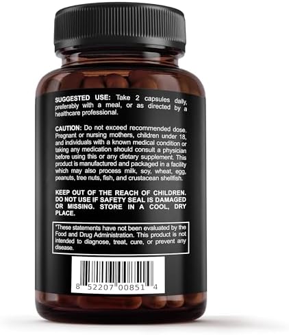 Sunergetic Premium Sciatic Nerve Support Formula Sciatic Nerve Supplement With Benfotaimine Alpha Lipoic Acid (Ala) & Meriva Turmeric Supports Sciatic Nerve Health & Joint Comfort 60 Capsules