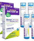 Boiron Sleepcalm Kids Sleep Aid For Deep Relaxing Restful Nighttime Sleep - Melatonin-Free And Non Habit-Forming - 80 Pellets Per Tube 4 Total Tubes Sleep Calm