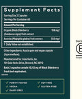 Gaia Herbs Black Elderberry - Daily Immune Support Supplement To Help Maintain Well-Being - With Black Elderberries And Acerola Fruit For Antioxidant Support - 60 Vegan Capsules (30-Day Supply)