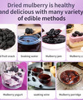 Premium Dried Black Mulberries Dried Mulberries Black Mulberry Tea Herbal Tea No Sugar Added & No Additives Dried Fruit Snack Ã©Â»â€˜Ã¦Â¡â€˜Ã¦Â¤Â¹Ã¥Â¹Â² Ã¦Â¡â€˜Ã¨â€˜Å¡ 280g/10oz