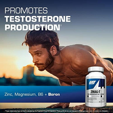 Gat Sport Essentials Zmag-T Zinc, Magnesium, B6 + Boron, 90 Veg Capsules