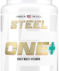 Steel Supplements One+ Once Daily Multivitamin For Men And Women Mineral Supplement For Immunity And Vitality Vitamins A B C D E, Biotin, Spectra, Zinc, Magnesium 30 Day Supply