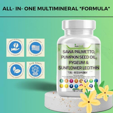 Saw Palmetto 10000Mg Pumpkin Seed Oil 3000Mg Pygeum 3000Mg Sunflower Lecithin 3000Mg Stinging Nettle Cranberry - Prostate Supplements For Men With Lycopene - 90 Caps