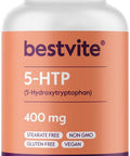 Bestvite 5-HTP 400mg per Capsule (60 Vegetarian Capsules) - No Stearates - Vegan - Non GMO - Gluten - Extra Strength 5HTP