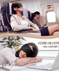 Innoflyx 100 6A Mulberry Silk Sleep Mask For Women & Men Soft Breathable Eye Mask For Sleep Blackout Design For Migraine Relief & Puffy Eyes Perfect For Travel Office Airplane Eye Care