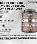Axe & Sledge Supplements Home Made Whole-Foods-Based Meal Replacement Powder With Digestive Enzymes Protein Carbohydrates And Fats 25 Servings Blueberry Muffin