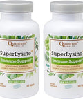 Quantum Health Super Lysine+ / Advanced Formula Lysine+ Immune Support With Vitamin C, Echinacea, Licorice, Propolis, Odorless Garlic (90 Tablets)