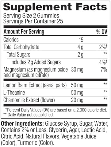 Olly Kids Melatonin Sleep Gummy Supplement Supports Sleep Quality Magnesium LTheanine Lemon Balm Cloudberry Peach Flavored 25 Day Supply 50 Count