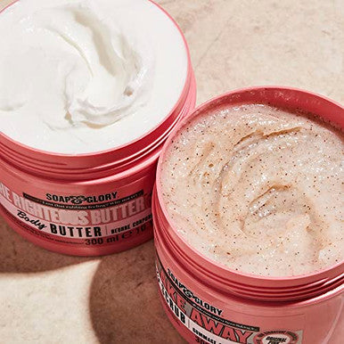 Soap & Glory The Righteous Moisturizing Body Butter - Hydrating Vegan Body Moisturizer For Dry Skin With Shea Butter Vitamin E & Rosehip Seed Oil - Rich Cream For Women & Men (300Ml)