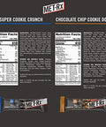 Metrx Big 100 Protein Bars Meal Bars Variety Pack Super Cookie Crunch And Chocolate Chip Cookie Dough Bars 12 Count 3.52 Oz.