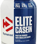 Dymatize Nutrition Elite Casein Protein Powder 100% Micellar Casein Smooth Vanilla 2 Lbs.