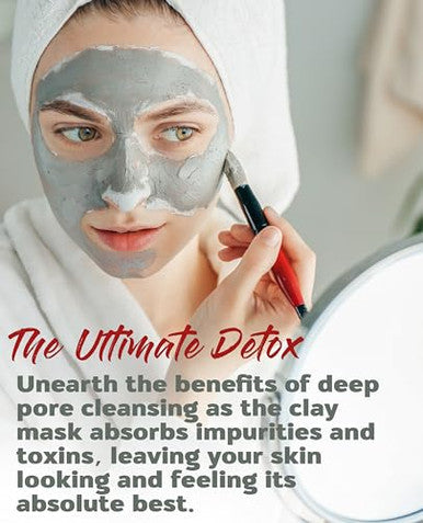 Aztec Secret Indian Healing Clay 1 Lb Deep Pore Cleansing Facial & Body Mask The Original 100% Natural Calcium Bentonite Clay Version 2