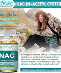 Hzzyplant Nac Supplement - Nac Softgels For Antioxidant Immune Respiratory Liver Health Support - High Absorption Nac Supplement N Acetyl Cysteine 1200Mg - Non-Gmo Gluten-Free Vegan 2 Month Supply