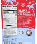 SkinnyDipped Dark Chocolate Peppermint Almonds, Healthy Snack, Plant Protein, Gluten Free, 3.5 oz Resealable Bag, Pack of 1