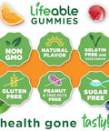 Lifeable Sugar Free Womens Multivitamin Gummy with Iron and 18 Essential Vitamins and Minerals Great Tasting Multivitamin for Women Gummies 90 Gummies
