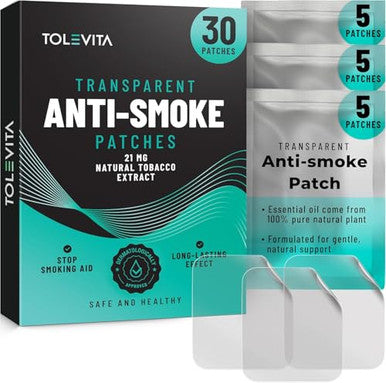 Tolevita Anti Herbal Patches Transparent 21 Mgquit To Help Reduce Cravingsherbal Stop Aid For A Healthier Lifestyle 30 Patches