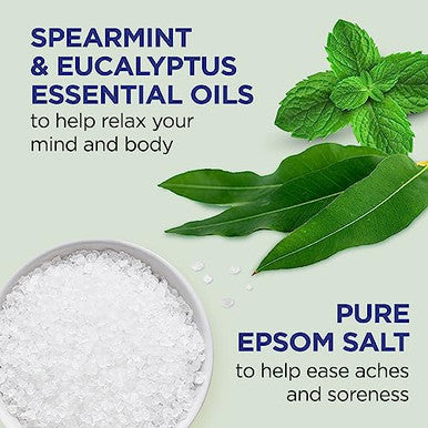 Dr Teal'S Epsom Magnesium Salt SoakRelax & Relief With Eucalyptus And Spearmint3 Lbs (Pack Of 4)