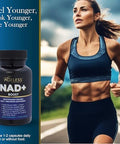 Ageless Nad+ Supplement - Nicotinamide Riboside Supplement For Healthy Aging And Cognitive Function - Promotes Endurance And Energy - 30 Count