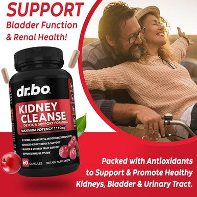 Dr Bo Kidney Cleanse Detox Support Supplement