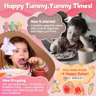 Envycure Toddlers 2 4 & Kids 4+ Para Clean Gut Health Gummies 120Ct