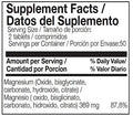 ANA MARIA LAJUSTICIA Magnesium Total 5 Salts 100 Tablets, Supports Energy Metabolism, Normal Protein Synthesis, Psychological Function. Helps to Reduce Tiredness and Fatigue