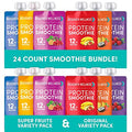 Designer Wellness Protein Smoothies Original Variety Pack & Super Fruits Variety Pack Bundle