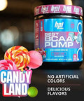 Bpi Sports Best Bcaa Pump Bcaa Powder Intra Workout Sports Drink With Branched Chain Amino Acids For Hydration & Recovery For Men & Women Candy Land 25 Servings