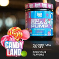 Bpi Sports Best Bcaa Pump Bcaa Powder Intra Workout Sports Drink With Branched Chain Amino Acids For Hydration & Recovery For Men & Women Candy Land 25 Servings