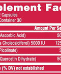 Immunoblaster Zinc Quercetin 500Mg With Vitamin D And C Antioxidant Immune Support High Potency Quercetin Zinc Supplement For Men And Women - Gluten, Soy, & Dairy - 60 Count (Pack Of 1)