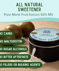 Pure Monk Fruit (Luo Han Guo) Extract - 50% Mogroside V