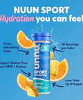 Nuun Sport Electrolyte Tablets - Dissolvable In Water, Variety Pack, 5 Essential Electrolytes For Hydration, 1G Sugar Drink Mix, Vegan, Non-Gmo, 6 Pack (60 Total Servings)