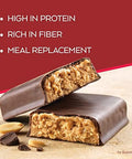 Atkins Chocolate Peanut Butter Protein Meal Bar High Fiber 16G Protein 2G Sugar & Caramel Chocolate Nut Roll Snack Bar Protein Snack High In Fiber 2G Sugar 16 Count