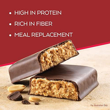 Atkins Chocolate Peanut Butter Protein Meal Bar High Fiber 16G Protein 2G Sugar & Caramel Chocolate Nut Roll Snack Bar Protein Snack High In Fiber 2G Sugar 16 Count