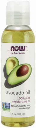 NOW Solutions, Avocado Oil, 100% Pure Moisturizing Oil 4-OZ