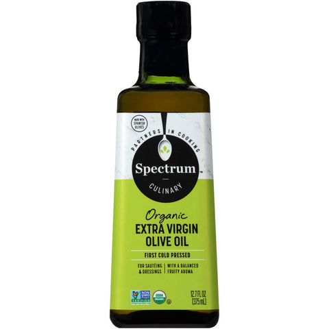 Spectrum Organic Olive Oil, Unrefined Extra Virgin, 25.4 Ounce
