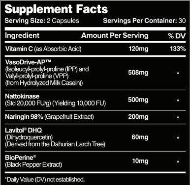 Leviathan Nutrition Hemo Flow | Supplement With Nattokinase For Nitric Oxide