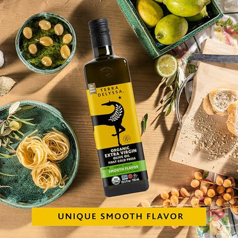Terra Delyssa Organic Extra Virgin Olive Oil, 25.5 fl oz
