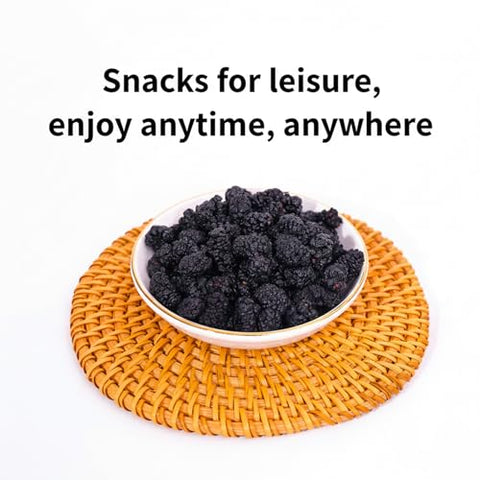 DYBOEDYO Dried Black Mulberries 15.87oz/450gÃ¯Â¼Å’Hot Fruit-Infused/Loose-Leaf Tea (Mulberry)Ã¯Â¼Å’No Sugar Added Black Mulberry, Dried Fruit, Hand Picked Sun-dried for Baking & Smoothies
