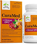 Terry Naturally Curamed + Clinical Opc Curcumin Supplement With French Grape Seed Extract Brain Prostate & Liver Health Support Supplement With Arturmerone 60 Softgels