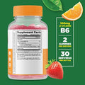 Lifeable Magnesium + Vitamin B6 Gummies Bundle Great Tasting Vitamin Supplement Gluten Gmo Chewable Gummy