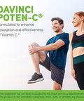 Davinci Labs Potenc Support Immune System Function & Collagen Health Vitamin C Calcium Magnesium Zinc Potassium Manganese & Bioflavonoids Vegetarian Gluten 90 Tablets
