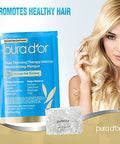 Pura D'Or Hair Thinning Therapy Intense Moisturizing Biotin Masque 1.2Oz 8-Pack (9.6Oz) Deeply Hydrating Treatment Hair Mask With Caffeine Catalase For Thicker Hair Men & Women (Packaging May Vary)