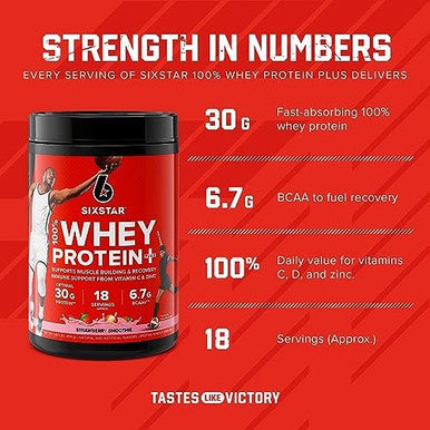 Six Star Whey Protein Powder Plus Muscle Building & Recovery Plus Immune Support Muscle Builder For Men & Women Kellogg'S Froot Loops Flavor 1.8Lb
