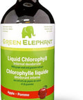Green Elephant Liquid Chlorophyll, 500 ml, Made in Canada (Apple, Pack of 1)