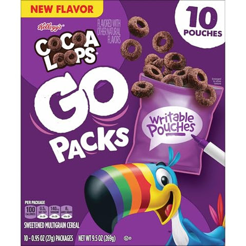 Kellogg's Cold Breakfast Cereal, Bulk Pantry Staples, Kid Snacks, Variety Pack (48 Boxes)