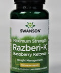 Swanson Maximum Strength Razberi-K 500 Milligrams 60 Veg Capsules