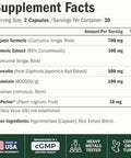 Vimerson Health Quercetin with Bromelain Turmeric Curcumin Supplement Triple Action Allergy Relief Inflammation and Joint Support with Organic Tumeric + Bioperine for Max Absorption
